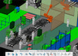 <strong>DELMIA Virtual Factory </strong><br>
Provides solutions for the creation and simulation of a 3D virtual twin of your factory. 3D layout models of the machines, workcells, lines and plants can be created, from a 2D drawing or from a point cloud scan of your actual facility. Enabling factory flow simulation analyses in order to optimise material flows and improve productivity.