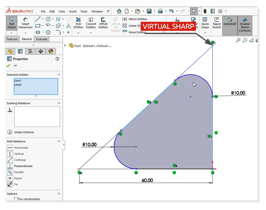 second virtual sharp