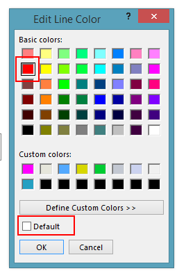 Default Colour