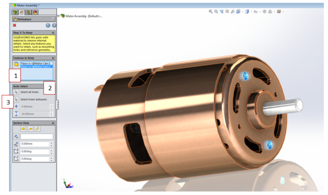 SOLIDWORKS Defeature Blog