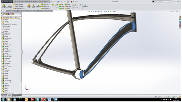 Solidworks deals bike frame