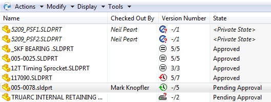 Version Column in EPDM 2015