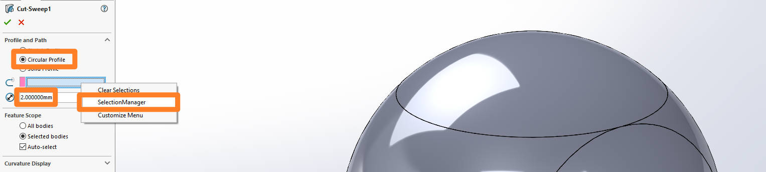 Advanced SOLIDWORKS Tutorial: How to Make a Tennis Ball in SOLIDWORKS