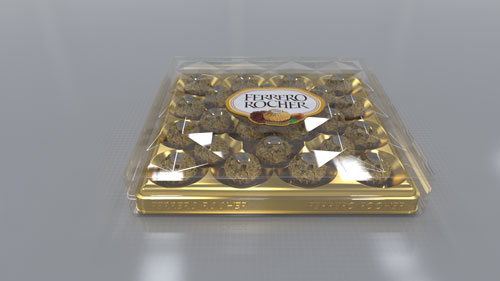 SOLIDWORKS-Visualize- Chocolate-Ferrero-Rocher