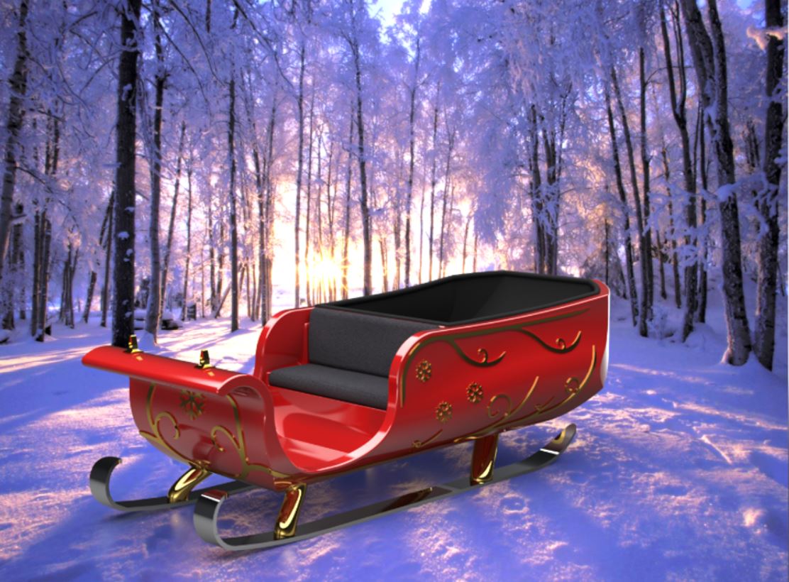 SOLIDWORKS Santas Sleigh Redesign