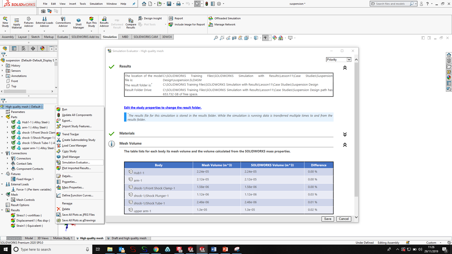 What’s New SolidWorks 2020: Simulation