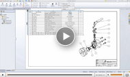 SOLIDWORKS Drawings BOMs & Tables