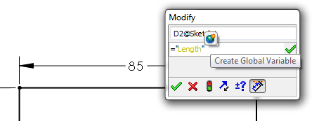 SOLIDWORKS Global Variable