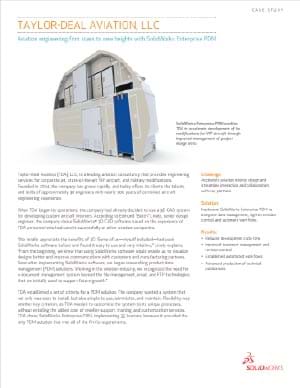 SOLIDWORKS Aerospace Case Study Taylor Deal